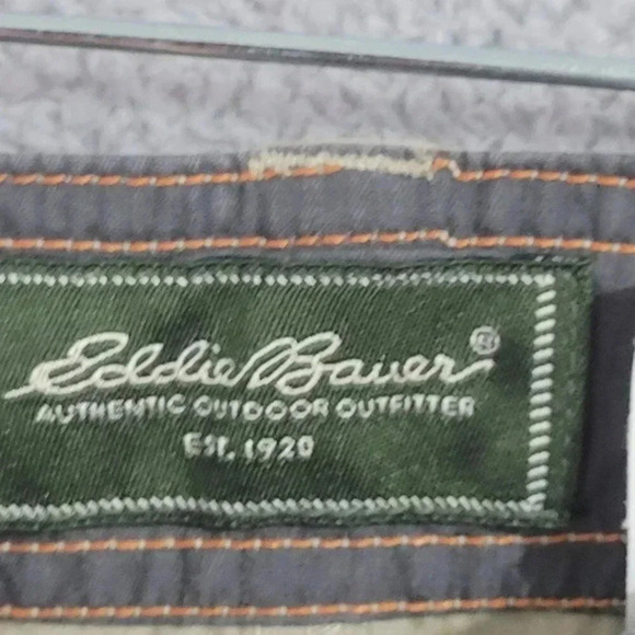Eddie Bauer Mens Loose Fit Cargo Outdoor Pants 38 X L32 Cotton Nylon Blend   4CT - Picture 4 of 8